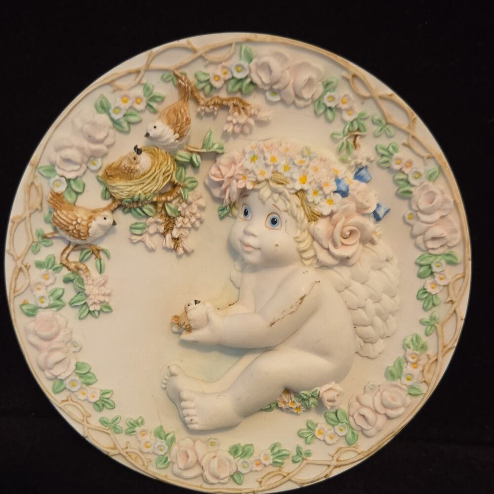 Hamilton Collection "Heaven's little helper" plate #3662 G